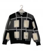 BALENCIAGA SPORTSバレンシアガ）の古着「ウールニット」｜ブラック