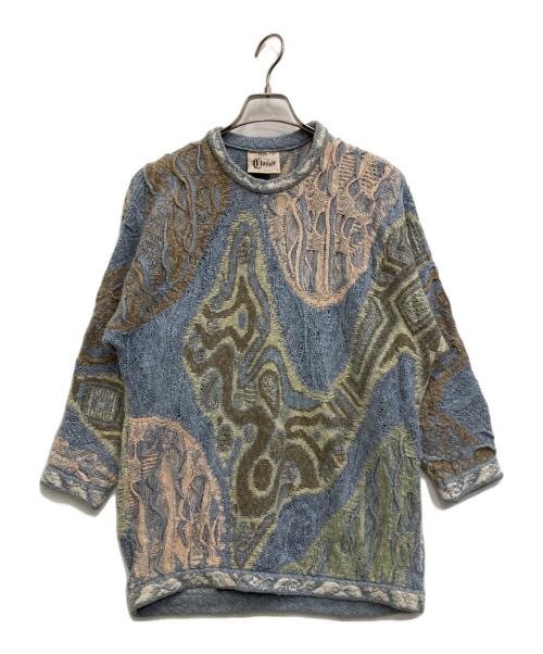 COOGI Classic（クージー）COOGI Classic (クージー) 3Dニット スカイブルー サイズ:Sの古着・服飾アイテム