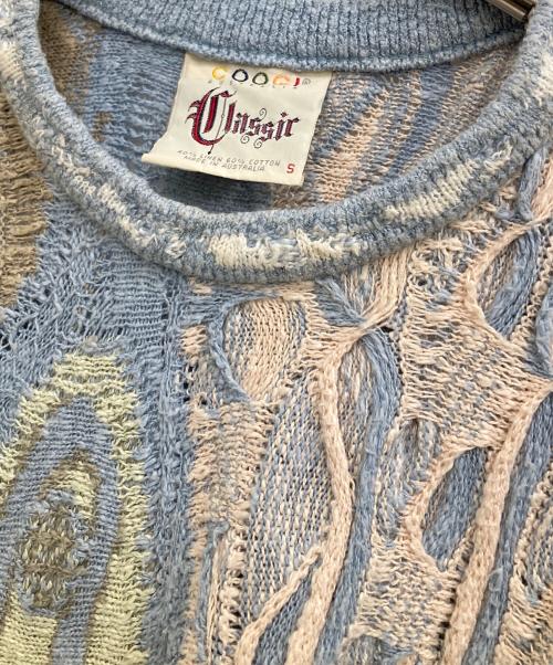 COOGI Classic（クージー）COOGI Classic (クージー) 3Dニット スカイブルー サイズ:Sの古着・服飾アイテム