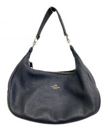 COACH（コーチ）の古着「レザーワンショルダーバッグ」｜ネイビー