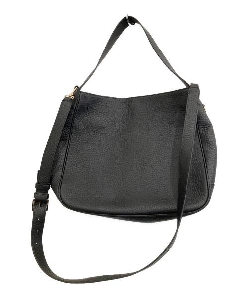 FURLA（フルラ）FURLA (フルラ) シボレザー2WAYバッグ ブラックの古着・服飾アイテム