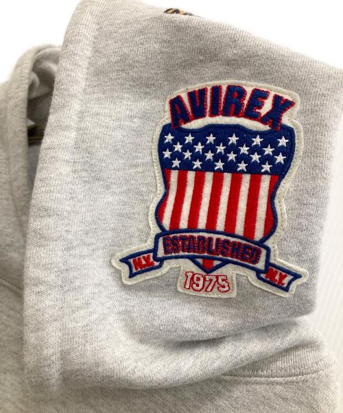 AVIREX（アヴィレックス）AVIREX (アヴィレックス) パーカー グレー サイズ:Lの古着・服飾アイテム