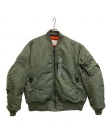 AVIREX×Manastash（アヴィレックス×マナスタッシュ）の古着「MA-1ジャケット」｜オリーブ