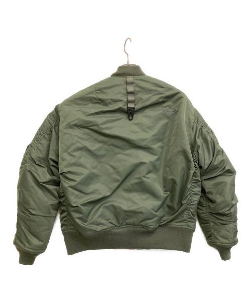 AVIREX（アヴィレックス）AVIREX (アヴィレックス) Manastash (マナスタッシュ) MA-1ジャケット オリーブ サイズ:MEDIUMの古着・服飾アイテム