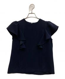 BORDERS at BALCONY（ボーダーズアットバルコニー）の古着「ノースリーブブラウス」｜ネイビー