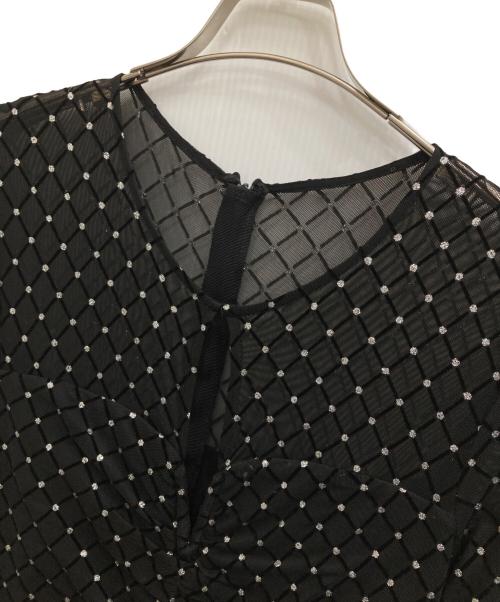 nissa（ニッサ）nissa (ニッサ) 長袖ワンピース ブラック サイズ:38の古着・服飾アイテム