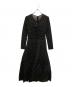 nissa (ニッサ) 長袖ワンピース ブラック サイズ:38：10000円