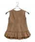YOKO CHAN (ヨーコチャン) パールノースリーブブラウス ブラウン サイズ:38：18000円