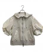 sacaiサカイ）の古着「Sponge Sweat Blouson」｜ホワイト
