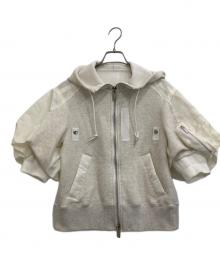 sacai（サカイ）の古着「Sponge Sweat Blouson」｜ホワイト