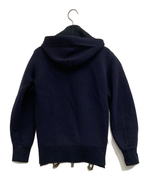 sacai（サカイ）sacai (サカイ) ジップパーカー ネイビー サイズ:1の古着・服飾アイテム