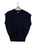 BLAMINK（ブラミンク）の古着「カシミヤニットベスト」｜ネイビー