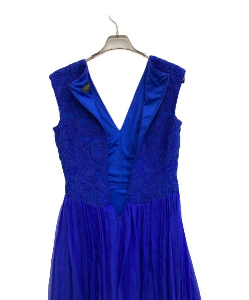TADASHI SHOJI（タダシ ショージ）TADASHI SHOJI (タダシ ショージ) ノースリーブワンピース ブルーの古着・服飾アイテム
