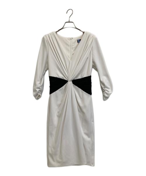 TADASHI SHOJI（タダシ ショージ）TADASHI SHOJI (タダシ ショージ) ワンピース ホワイト サイズ:ＸＳの古着・服飾アイテム