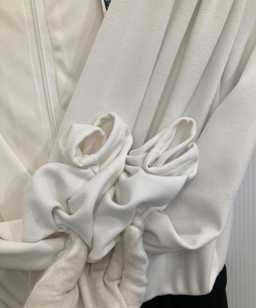 TADASHI SHOJI（タダシ ショージ）TADASHI SHOJI (タダシ ショージ) ワンピース ホワイト サイズ:ＸＳの古着・服飾アイテム