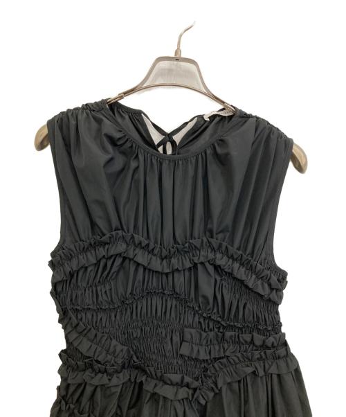 CECILIE BAHNSEN（セシリーバンセン）CECILIE BAHNSEN (セシリーバンセン) UTOPIA DRESS/ノースリーブワンピース ブラック サイズ:4の古着・服飾アイテム