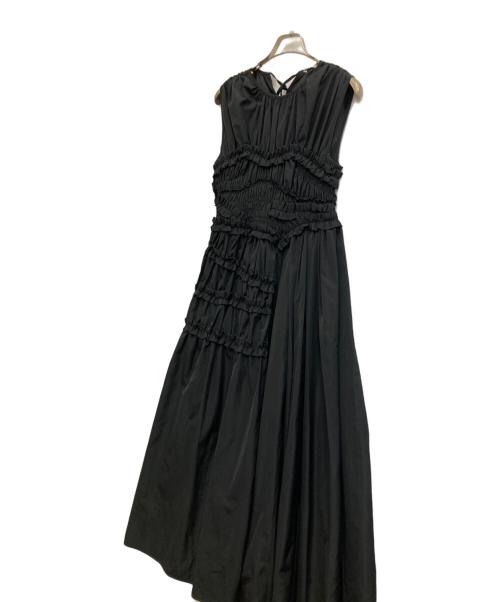 CECILIE BAHNSEN（セシリーバンセン）CECILIE BAHNSEN (セシリーバンセン) UTOPIA DRESS/ノースリーブワンピース ブラック サイズ:4の古着・服飾アイテム