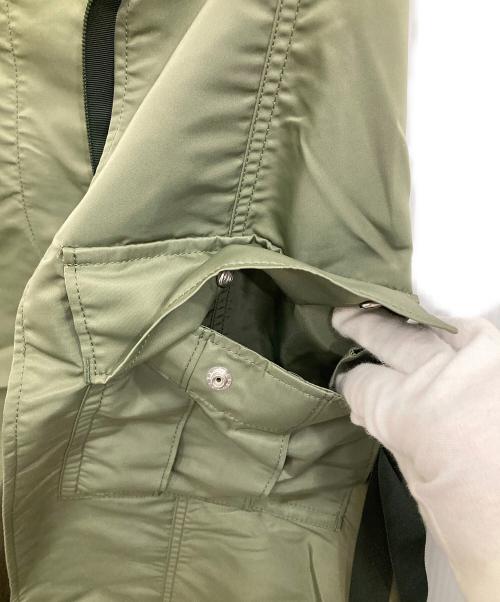 sacai（サカイ）sacai (サカイ) MA1ドッキングラップスカート オリーブの古着・服飾アイテム