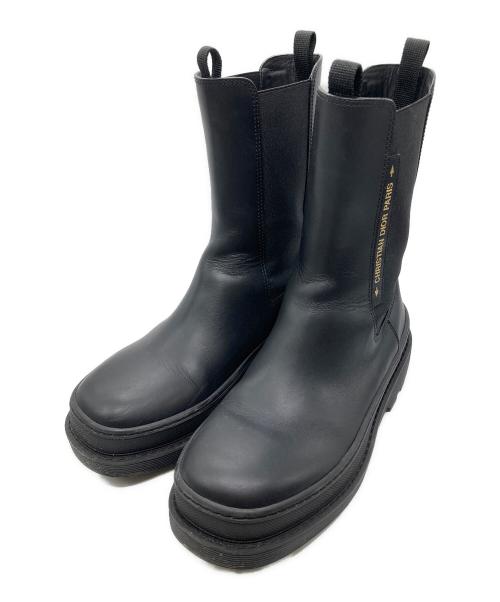 Christian Dior（クリスチャン ディオール）Christian Dior (クリスチャン ディオール) サイドゴアブーツ ブラック サイズ:36の古着・服飾アイテム