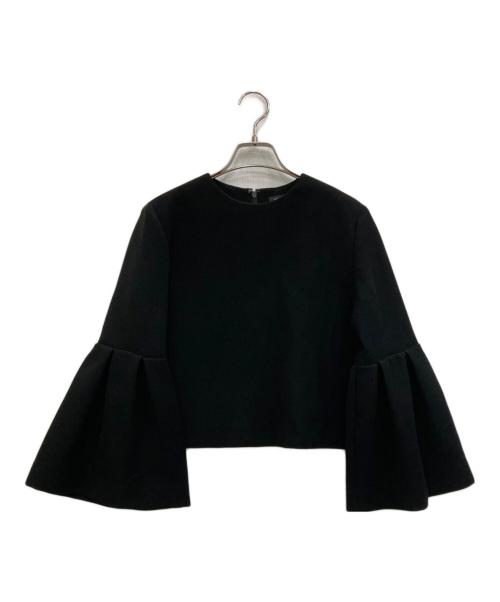 YOKO CHAN（ヨーコチャン）YOKO CHAN (ヨーコチャン) フレア袖カットソー ブラック サイズ:38の古着・服飾アイテム