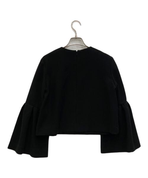 YOKO CHAN（ヨーコチャン）YOKO CHAN (ヨーコチャン) フレア袖カットソー ブラック サイズ:38の古着・服飾アイテム