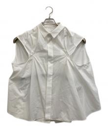 sacai（サカイ）の古着「オーバーサイズレイヤードシャツ」｜ホワイト