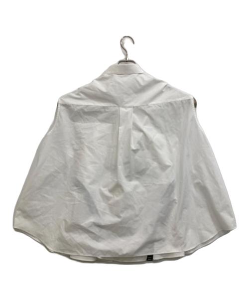 sacai（サカイ）sacai (サカイ) オーバーサイズレイヤードシャツ ホワイト サイズ:1の古着・服飾アイテム