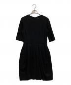 YOKO CHANヨーコチャン）の古着「ウールワンピース」｜ブラック