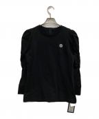 BORDERS at BALCONYボーダーズアットバルコニー）の古着「カットソー」｜ブラック