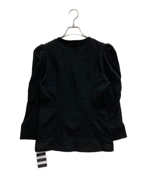 BORDERS at BALCONY（ボーダーズアットバルコニー）BORDERS AT BALCONY (ボーダーズアットバルコニー) カットソー ブラック サイズ:36の古着・服飾アイテム