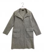 theoryセオリー）の古着「カシミヤ混コート」｜グレー