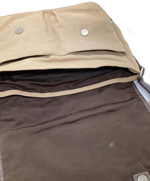 COACH（コーチ）COACH (コーチ) キャンバスショルダーバッグ ベージュの古着・服飾アイテム