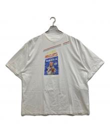 MM6 Maison Margiela（エムエムシックスメゾンマルジェラ）の古着「Lucky biscuits オーバーサイズTシャツ」｜ホワイト