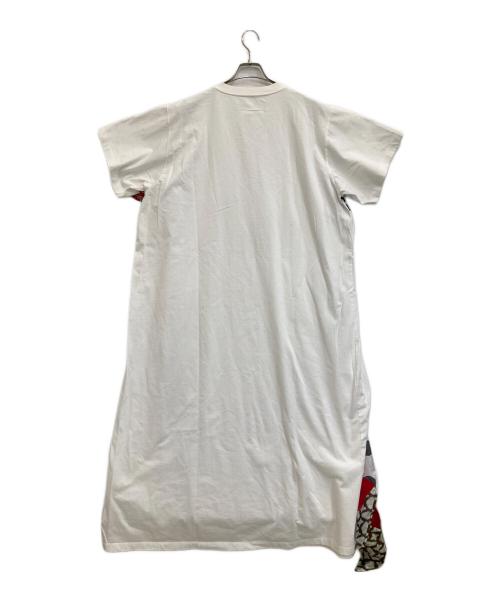 MM6 Maison Margiela（エムエムシックスメゾンマルジェラ）MM6 Maison Margiela (エムエムシックスメゾンマルジェラ) 半袖ワンピース ホワイト サイズ:Sの古着・服飾アイテム