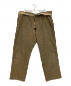 MAISON EUREKAメゾンエウレカ）の古着「VINTAGE REWORK CHINOS」｜ブラウン