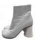 MM6 Maison Margiela (エムエムシックスメゾンマルジェラ) スクエアブーツ ホワイト サイズ:38：10000円