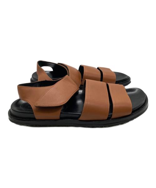 MARNI（マルニ）MARNI (マルニ) レザーベルトサンダル ブラック サイズ:38の古着・服飾アイテム