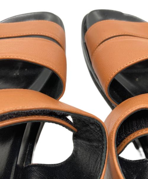 MARNI（マルニ）MARNI (マルニ) レザーベルトサンダル ブラック サイズ:38の古着・服飾アイテム