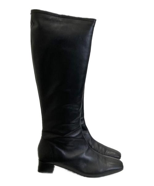 FABIO RUSCONI（ファビオルスコーニ）FABIO RUSCONI (ファビオルスコーニ) ロングブーツ ブラック サイズ:38 1/2の古着・服飾アイテム