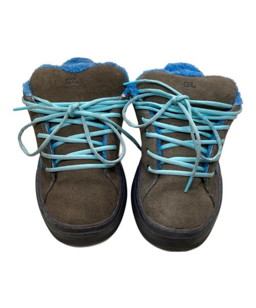 ERL（イーアールエル）ERL (イーアールエル) SUEDE VAMP SKATE SNEAKER ブルー×グレー サイズ:SIZE 27cm(US9)の古着・服飾アイテム