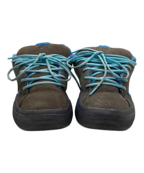 ERL（イーアールエル）ERL (イーアールエル) SUEDE VAMP SKATE SNEAKER ブルー×グレー サイズ:SIZE 27cm(US9)の古着・服飾アイテム