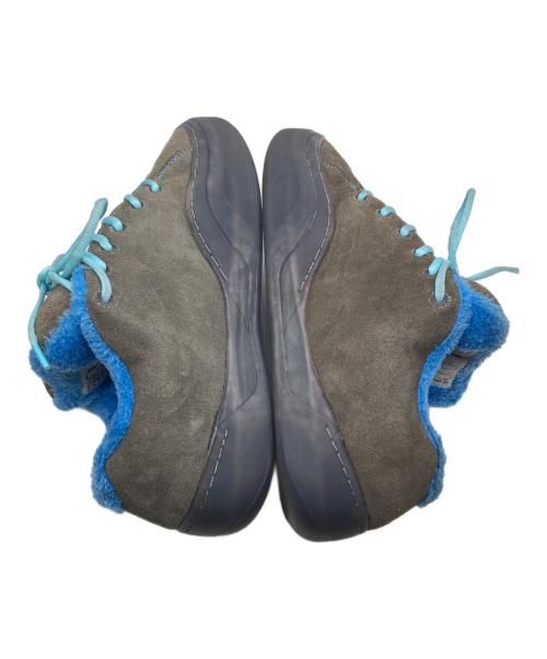 ERL（イーアールエル）ERL (イーアールエル) SUEDE VAMP SKATE SNEAKER ブルー×グレー サイズ:SIZE 27cm(US9)の古着・服飾アイテム