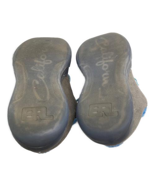 ERL（イーアールエル）ERL (イーアールエル) SUEDE VAMP SKATE SNEAKER ブルー×グレー サイズ:SIZE 27cm(US9)の古着・服飾アイテム