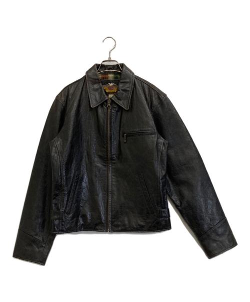 HARLEY-DAVIDSON（ハーレーダビッドソン）HARLEY-DAVIDSON (ハーレーダビッドソン) レザージャケット ブラウン サイズ:Lの古着・服飾アイテム