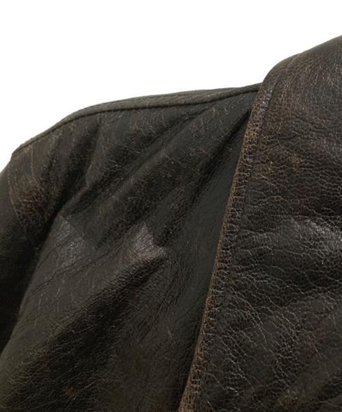 HARLEY-DAVIDSON（ハーレーダビッドソン）HARLEY-DAVIDSON (ハーレーダビッドソン) レザージャケット ブラウン サイズ:Lの古着・服飾アイテム