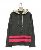 COMME des GARCONS HOMME PLUSコムデギャルソンオムプリュス）の古着「ウールジップパーカー」｜グレー