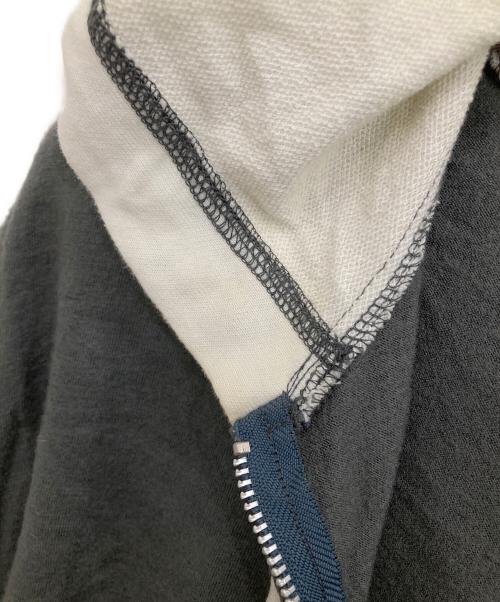 COMME des GARCONS HOMME PLUS（コムデギャルソンオムプリュス）COMME des GARCONS HOMME PLUS (コムデギャルソンオムプリュス) ウールジップパーカー グレー サイズ:Mの古着・服飾アイテム