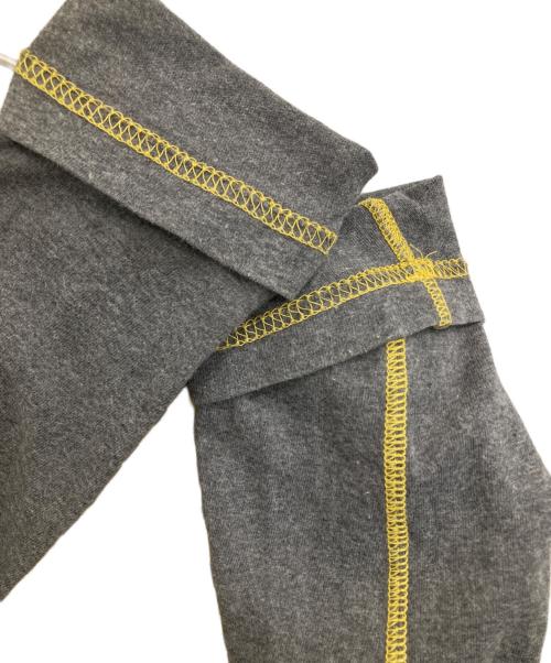 COMME des GARCONS JUNYA WATANABE MAN（コムデギャルソンジュンヤワタナベマン）COMME des GARCONS JUNYA WATANABE MAN (コムデギャルソンジュンヤワタナベマン) ヘンリーネックカットソー イエロー×グレー サイズ:Mの古着・服飾アイテム