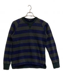 COMME des GARCONS HOMME（コムデギャルソン オム）の古着「ボーダースウェット」｜グレー