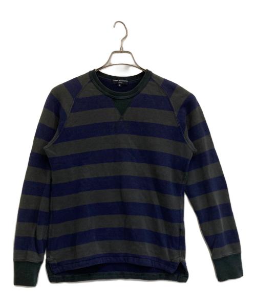 COMME des GARCONS HOMME（コムデギャルソン オム）COMME des GARCONS HOMME (コムデギャルソン オム) ボーダースウェット グレー サイズ:Sの古着・服飾アイテム